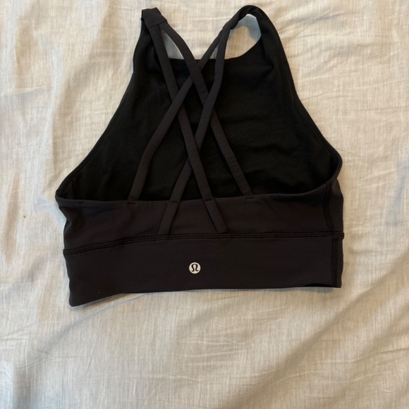 Lululemon Long Line High Neck Energy Bra Size 6 - Picture 2 of 3